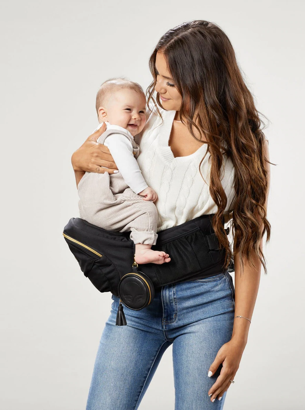 Tushbaby Carrier (Black and Gold)
